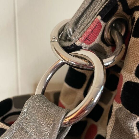 Caught Ya Lookin’ Retro Geometric Print Tote Bag - Picture 3 of 7